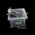 thumbnail image 1 of 10Pcs Reptile Feeding Box Lightweight Insect Container for Easy Installment Transport Case Portable Pet Hatching House Acrylic Cage Breeding Habitat, 1 of 9