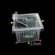 thumbnail image 3 of Methold 10 Uds. Caja de alimentación transparente para reptiles, contenedor ligero transpirable para insectos, casa para incubar mascotas, jaula Terrarios, 3 of 6