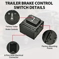 thumbnail image 2 of Trailer Brake Control Switch Assembly Compatible with 2014-2020 Chevy Colorado Silverado Suburban GMC Canyon Sierra Yukon Replacement for 84108373 23145874, 2 of 6