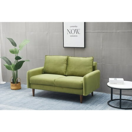 Kingway Jadier Velvet Living Room Loveseat