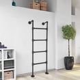thumbnail image 4 of 4-Step Carbon Steel Bunk Bed Ladder - 440LBS Load Capacity Wall/Floor Mounted Ladder, 4 of 14