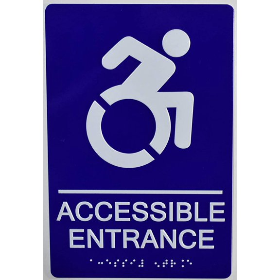 Building Signs Sensation ACCESSIBLE Aluminium Sign