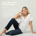 thumbnail image 4 of Riders by Lee Indigo Women's Pull on Waist Smoother Bootcut 14M, 4 of 4
