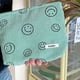 thumbnail image 2 of Bolsa de cosméticos de pana Caja de maquillaje de gran capacidad para regalos navideños (L verde) Ygjytge Cuidado Belleza, 2 of 3