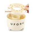 thumbnail image 2 of Gustave Makeup Brush Holder 360° Rotating Desk Spinning Organizer 21 Slots Desktop Storage, 2 of 9