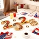 thumbnail image 5 of Bandeja de Servir de Madera Maciza con Forma de Número 2026 – Juego de 4 Piezas de Tabla de Charcutería para Graduación, Fiesta, Decoración de Mesa en Fiestas, 30x19.5cm, 5 of 6