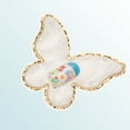 thumbnail image 6 of Unique Bargains 1 Pc Portable Butterfly Ring Nail Art Palette White Gold Tone, 6 of 7