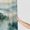thumbnail image 3 of Orinice Trees Fog Mountains Bathroom Decor Set with Hooks 100% Polyester Fabric Shower Curtain Set Waterproof Bathroom Decor Set Multi Size Colorful Luxurious Graphic Print Fashion 69x72, 3 of 7