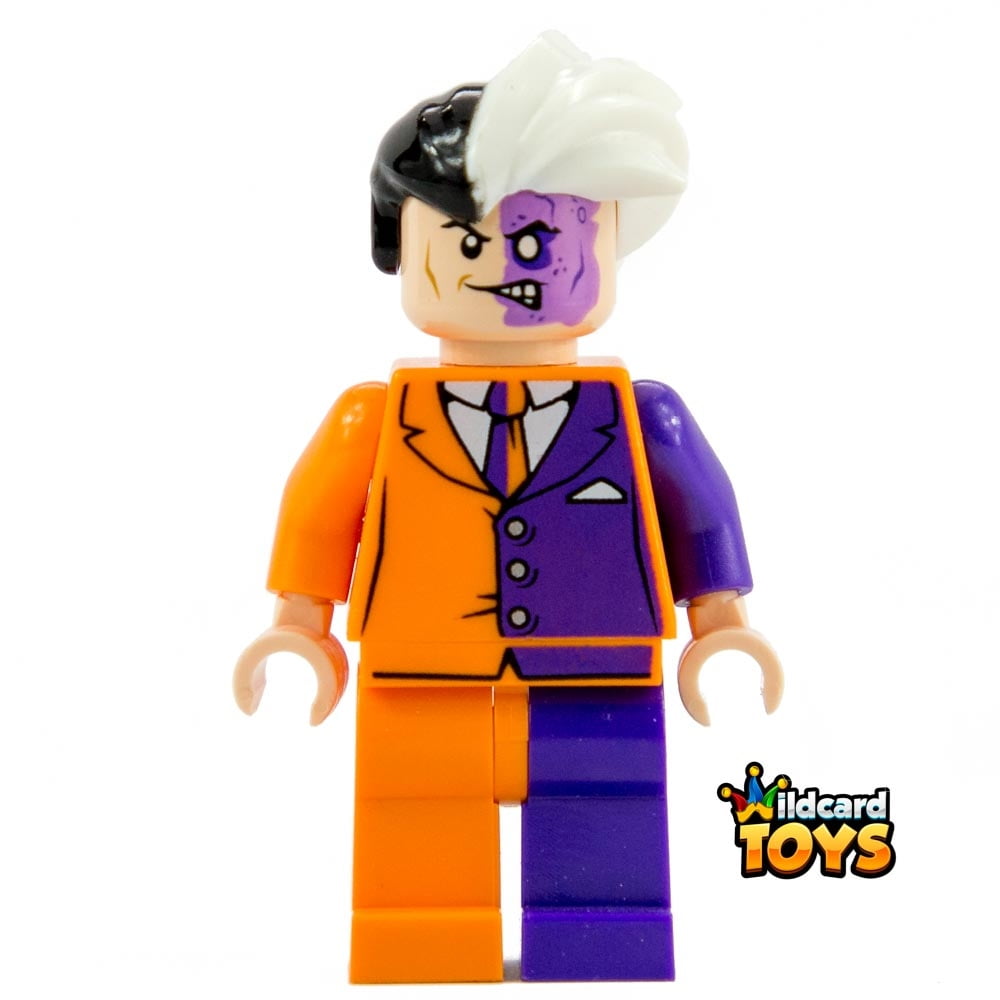 LEGO DC Batman: Two-Face, Orange and Purple Suit Minifigure - Walmart.com - Walmart.com