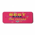 thumbnail image 1 of Saying Computer Mouse Pad, Typography the Best Way to Predict Future is to Create It, Rectangle Non-Slip Rubber Mousepad Large, 31" x 12" Gaming Size, Dark Coral Multicolor, by Ambesonne, 1 of 2