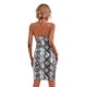 thumbnail image 4 of VISgogo Mini vestido ajustado para mujer, correa de espagueti sin mangas con estampado de leopardo/piel de serpiente VISgogo moda, 4 of 6
