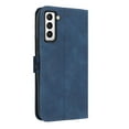 thumbnail image 2 of SaniMore Wallet Case for Samsung Galaxy S23 Plus 6.6" 2023, Durable PU Leather Case Kickstand Magnetic Clasp Cash Pocket Card Holders Shockproof Anti-drop Full Body Protective Case For S23 Plus, Blue, 2 of 9