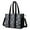 Dark Blue Swan, variant on Teacher Tote Bag,Dark Princess Castle Pattern Teacher Utility Tote Bag,Large Work Tote Bags for Women with Multiple Pockets,Top Zipper Closure,13.8x10.6x6.7 Inch