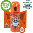 thumbnail image 5 of Octonauts Above & Beyond Stainless Steel 13 oz Insulated Water Bottle for Boys - Easy to Use for Kids - Reusable Spill Proof BPA-Free Orange Water Bottle, 5 of 5