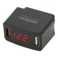 thumbnail image 4 of Car Charging Adapter, DC12-24V Heatproof ABS Dual USB Car OBD   for Vehicles, 4 of 7