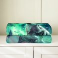 thumbnail image 2 of Wolf Blanket 40x50,Aurora Natural Dreamy Throw Blanket Soft Lightweight,Wildlife Animal Print Flannel Blanket,North Pole Northern Lights Fuzzy Blanket for Bedroom Living Room, 2 of 5