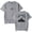 Grey, variant on Peso Pluma DinastÃa Tour 2026 Unisex casual round neck pure cotton short sleeved T-shirt