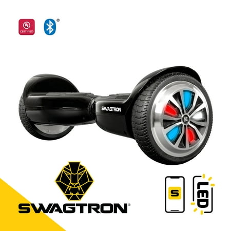 SWAGTRON Swagboard Classic T500 Bluetooth Hoverboard with LED Light Up Wheels and Patented