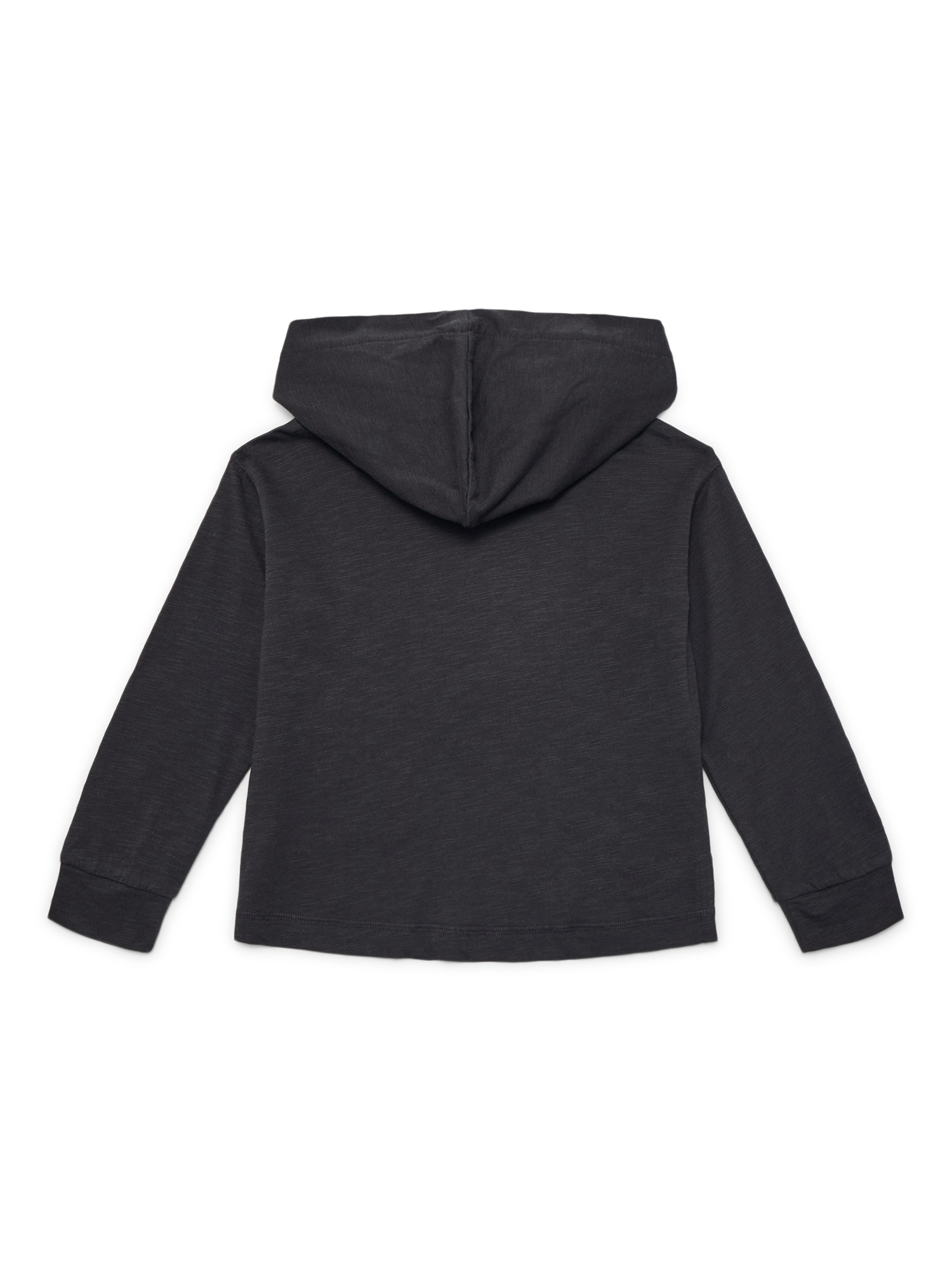 Wonder Nation Boys Slub Hoodie with Long Sleeves, Sizes 4-18