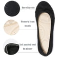 thumbnail image 3 of Ataiwee Women's Wide Width Flat Shoes, Classic Soft Round Toe Cute Bow Design Ballet Flats.(2109004,BK/MF,6 Wide), 3 of 6