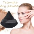 thumbnail image 6 of 1pcs Makeup Powder Puff Makeup Sponge Triangle Cotton Dry Powder Puff Sector High Density Crystal Cotton Makeup Tool For Women E5D0, 6 of 8