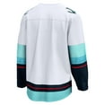 thumbnail image 3 of Men's Fanatics White Seattle Kraken Away Breakaway Jersey, 3 of 3