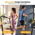 thumbnail image 2 of 3 In 1 Height Adjustable Treadmill,3.0HP Foldable Walking Pad,Quiet Under Desk Treadmill for Home Office,300 LBS Weight Capacity, 2 of 8