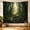 C, variant on HUANGLE Tapestry Wall Hanging, Green Sanctuary Enchanted Woodland Bedroom Tapestry, High-Quality Polyester Large Wall Tapestry For Living Room Decor, 60x40Inch