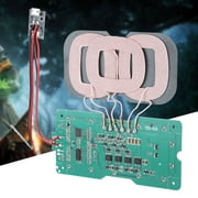 Tebru Wireless Charging Module, Wireless Charging Transmitter, DIY QI Standard 3 Coil Wireless Charging Transmitter Module Circuit Board Coil Charger