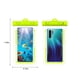 thumbnail image 3 of Pisexur - Funda transparente grande para teléfono móvil, ideal para buceo, natación y buceo, resistente a 30 metros de agua, IPX8, apta para teléfonos de menos de 7 pulgadas, 2 unidades, organizador, 3 of 9
