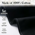 thumbnail image 5 of Chef Apron for Men Women with Pockets,Cross Back Cotton Canvas Plus Size Apron for Cooking BBQ Baking Gardening(Black), 5 of 6