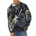 thumbnail image 2 of Beetlejuice Men's Hoodie With Color Drawstrings Sweatshirt Hooded Pullover Print Winter Coat Jacket Large, 2 of 9