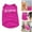 Hot Pink, variant on KMWGRE Stylish Pet Vest Breathable Mesh Dog Cat Clothing With Lettering For Small Medium Animals Hot Pink XS