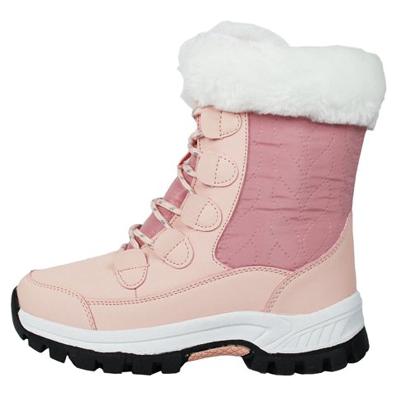Winter Warm Snow Boots for Women Comfortable Outdoor Snow Shoes Waterproof Hiking Boots