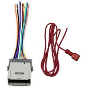 RED WOLF Stereo Radio Wiring Harness Connector Replacement for Select GM Chevy GMC 2000-2012 Model