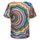 thumbnail image 4 of Puntoco Mujeres Casual Impresión Mangas Cortas O-Cuello Camiseta Suelta Blusa tops Puntoco Puntoco-1338, 4 of 9