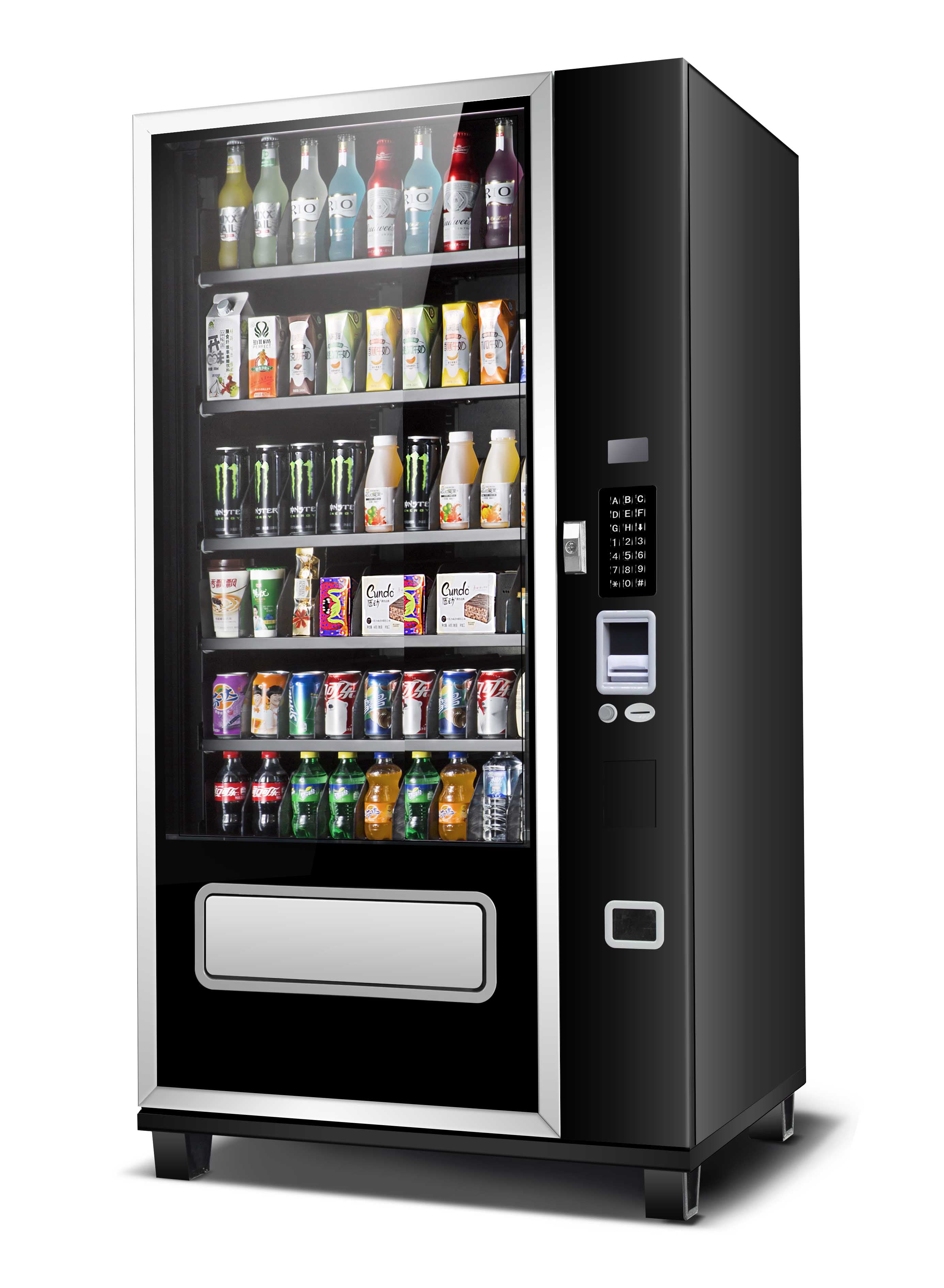 EPEX G645 Large Beverage & Snack Combo Vending Machine with Stratified Temp Control