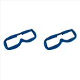 thumbnail image 1 of 2X Almohadilla de Espuma Suave para Gafas Almohadillas de Espuma Suaves Que Absorben el Sudor y Son Cómodas para las Piezas de las Gafas FPV de Fatshark Azul, 1 of 5