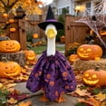 thumbnail image 5 of PiGOGI Halloween Porch Goose Outfit for 23 Inch Statue Pumpkin Ghost and Bat Design Costume with Hat Spooky Outdoor Lawn Garden Patio Yard Decor, 5 of 9