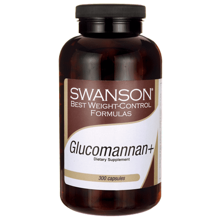 Swanson Glucomannan+ 300 Caps (Nuga Best Products For Weight Loss)