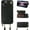 Black, variant on Crossbody Wallet Case for iPhone 13, RFID Blocking Leather Purse Case with Card Holder, Protective Handbag Flip Cover with Zipper Wrist Strap Lanyard for Women 5G 6.1 Inch (Black)