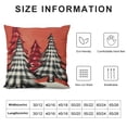 thumbnail image 5 of COMIO Watercolor Christmas Tree Pillow Covers Red Black White Buffalo Plaid Decorative Pillow Cases Xmas Holiday Square Throw Pillows Home Decor For Sofa Couch Bedroom Porch Outdoor, 5 of 5