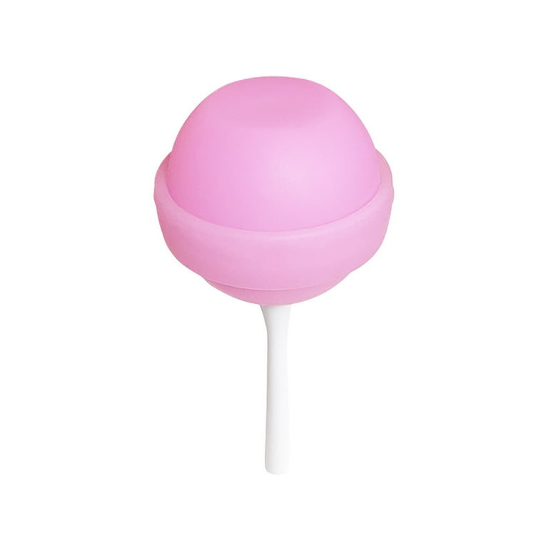 Vikakiooze 4Pc Lollipop Popsicle Molds,Silicone Lollipop Molds,Each  Lollipop Comes with A Small Stick,Home