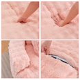 thumbnail image 6 of LAZZO 83’’ Extra Large Round Boneless Sofa – Ultra Plush Memory Foam Bubble Couch with Deep Seat, Double Cushion – Cozy Circle Bed for Living Room & Bedroom, Pink, 6 of 7