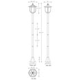 thumbnail image 6 of C Cattleya 1-Light Dusk to Dawn LED Outdoor Solar Post Light, 6 of 7