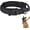 Black // White, variant on Tactical Dog Collar, Adjustable Military Training Nylon Dog Collar with Control Handle and Heavy Metal Buckle for Medium and Large Dogs, with Patches and Airtags Case
