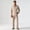 Beige, variant on GSPCLAM Mens Pajama Sets Fall Winter Loungewear Pajamas Sets Long Sleeve Stripes Sleepwear Shirt and Pants Sets Beige XL