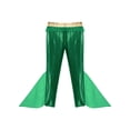thumbnail image 3 of Haitryli Mens Mermaid Pants Fishscale Print Tights Leggings King of The Seas Costume Cosplay Fancy Green 3XL, 3 of 5