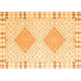thumbnail image 1 of Ahgly Company Indoor Rectangle Southwestern Orange Country Area Rugs, 8' x 12', 1 of 1
