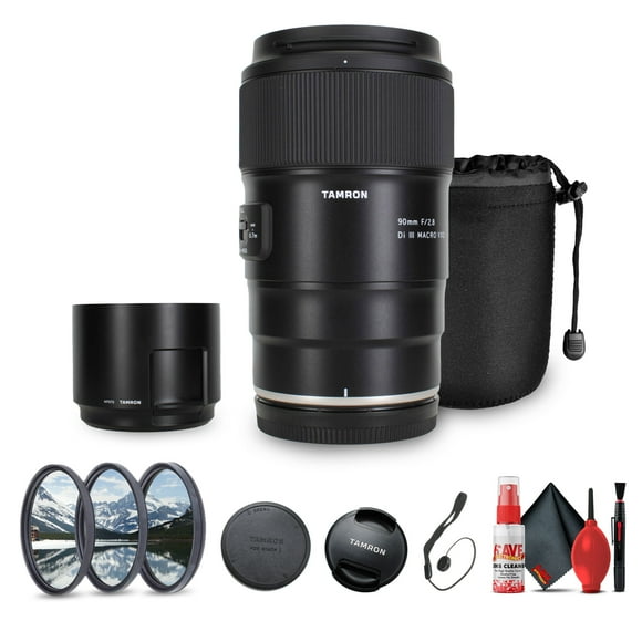 Tamron 90mm f/2.8 Di III VXD Macro Lens for Nikon Z Bundle with Acccessories